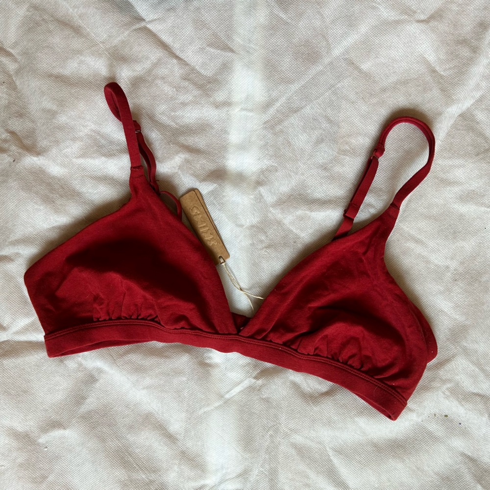 SKIMS COTTON JERSEY BRALETTE